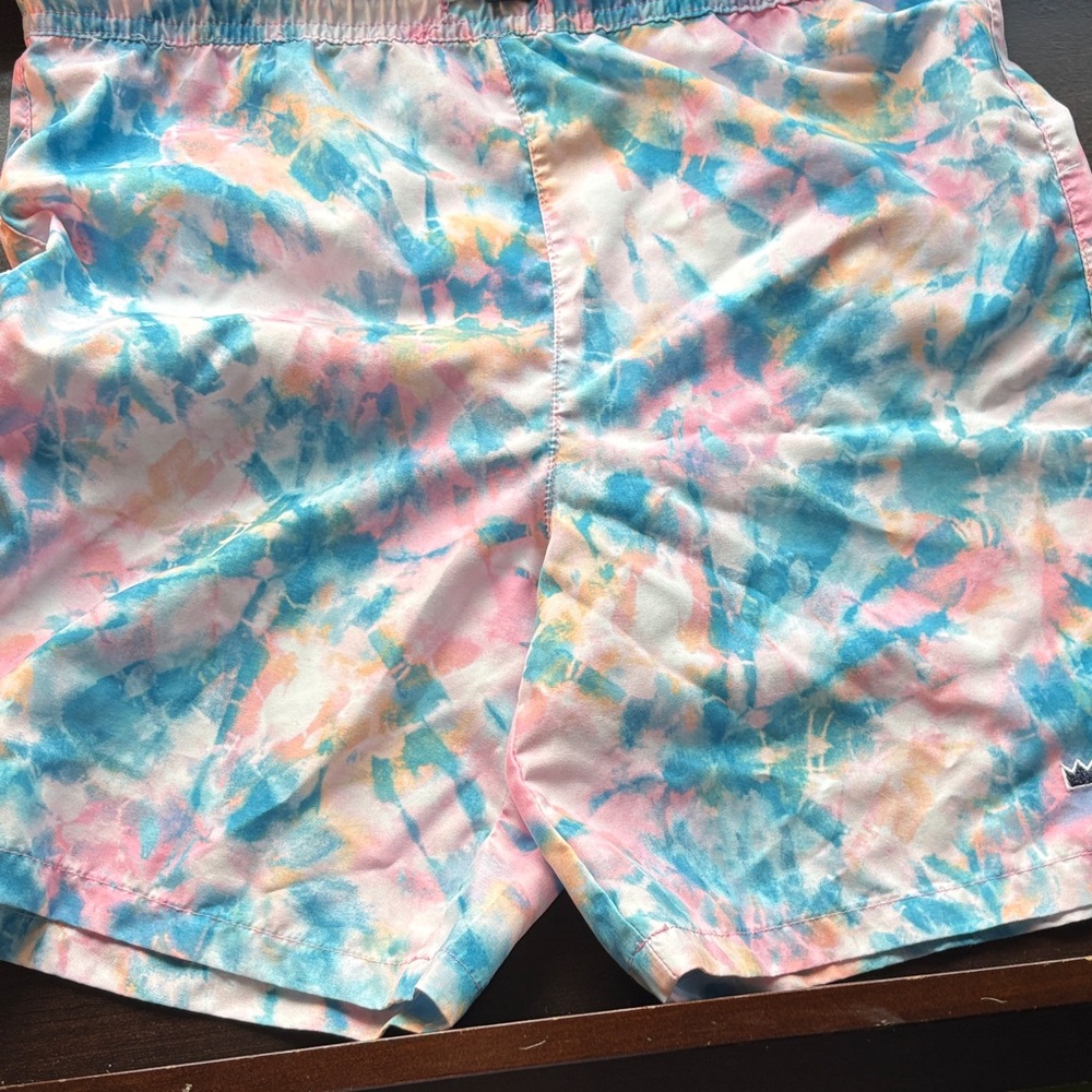 Crown & Ivy Kids Multicolor Tie-Dye Swim Shorts